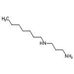 structure of CAS# 63888-10-8, N-Heptyl-1,3-propanediamine;N1-Heptyl-1,3-propanediamine;MFCD10687281