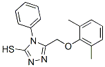 CAS#: 64013-53-2， 5-[(2,6-Dimethylphenoxy)Methyl]-4-Phenyl-4H-1,2,4-Triazole-3-Thiol