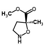 CAS#: 64018-38-8， Methyl (5S)-5-methyl-1,2-oxazolidine-5-carboxylate