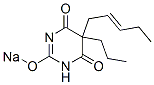 CAS#: 64082-40-2， 5-(2-Pentenyl)-5-Propyl-2-Sodiooxy-4,6(1H,5H)-Pyrimidinedione