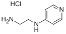structure of CAS# 64281-29-4, 4-(2-Aminoethylamino)-Pyridine Hydrochloride