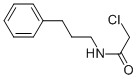 structure of CAS# 64297-91-2, 2-Chloro-N-(3-Phenyl-Propyl)-Acetamide;2-Chloro-N-(3-Phenylpropyl)Ethanamide;Zinc01731856