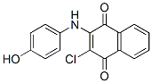 结构式 CAS# 64897-00-3, 2-氯-3-(4-羟基苯胺基)-1,4-萘醌