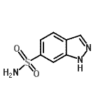 CAS#: 6497-77-4， 1H-Indazole-6-Sulfonamide