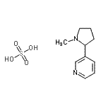 CAS#: 6505-86-8， 3-(1-Methyl-2-Pyrrolidinyl)Pyridine Sulfate (1:1)