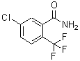 结构式 CAS# 654-94-4, 5-氯-2-(三氟甲基)苯甲酰胺