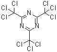 structure of CAS# 6542-67-2, 2,4,6-Tris(Trichloromethyl)-1,3,5-Triazine;2,4,6-Tris(Trichloromethyl)-S-Triazine;2,4,6-Tris-Trichloromethyl-[1,3,5]Triazine;Bas 01127760