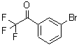 结构式 CAS# 655-26-5, 3'-溴-2,2,2-三氟苯乙酮