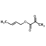 CAS#: 655243-54-2， (2E)-2-Buten-1-yl 2-oxopropanoate