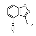 CAS#: 657348-76-0， 3-Amino-1,2-benzoxazole-4-carbonitrile