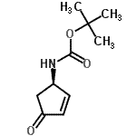 CAS#: 657397-01-8， 2-Methyl-2-propanyl [(1R)-4-oxo-2-cyclopenten-1-yl]carbamate