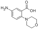 结构式 CAS# 65989-45-9, 5-氨基-2-吗啉-4-基-苯甲酸