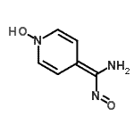 structure of CAS# 66168-50-1, 4-[Amino(nitroso)methylene]-1(4H)-pyridinol;4-[Amino(nitroso)methylen]-1(4H)-pyridinol;4-[Amino(nitroso)methylene]-1(4H)-pyridinol;4-[Amino(nitroso)méthylène]-1(4H)-pyridinol