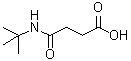 结构式 CAS# 6622-06-6, 4-[叔丁基氨基]-4-氧代-丁酸