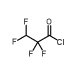 结构式 CAS# 663-73-0, 2,2,3,3-四氟丙酰基氯化物