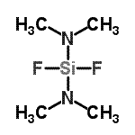 CAS 登录号：663-77-4， 1,1-二氟-N,N,N',N'-四甲基硅烷二胺