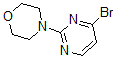 结构式 CAS# 663194-10-3, 4-(4-溴-2-嘧啶基)-吗啉