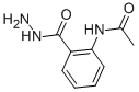结构式 CAS# 6635-75-2, N-[2-(肼基羰基)苯基]乙酰胺