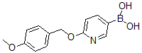 structure of CAS# 663955-80-4, 6-(4-Methoxybenzyloxy)Pyridin-3-Ylboronic Acid;6-(4-Methoxybenzyloxy)Pyridin-3-Ylboronic Acid