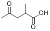 structure of CAS# 6641-83-4, alpha-Methyllevulinic Acid;4-Keto-2-Methyl-Valeric Acid;Pentanoic Acid, 2-Methyl-4-Oxo-;Nsc15757