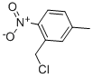 structure of CAS# 66424-91-7, 5-Methyl-2-Nitrobenzyl Chloride;2-(Chloromethyl)-4-Methyl-1-Nitro-Benzene;191779_Aldrich;5-Methyl-2-Nitrobenzyl Chloride