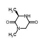 CAS#: 66445-41-8， (3R)-1,3-Dimethyl-2,5-piperazinedione