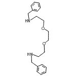 structure of CAS# 66582-26-1, 2,2'-[1,2-Ethanediylbis(oxy)]bis(N-benzylethanamine);1,10-dibenzyl-4,7-dioxa-1,10-diazadodecan;1,2-Bis(2-benzylaminoethoxy)ethane