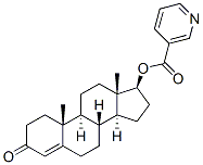 CAS#: 668-56-4， 17-beta-Hydroxyandrost-4-En-3-One Nicotinate