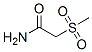 structure of CAS# 66913-97-1, 2-(Methylsulphonyl)Acetamide;2-Mesylacetamide;2-Methylsulfonylethanamide;2-(Methylsulphonyl)Acetamide