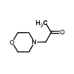 structure of CAS# 6704-35-4, 1-(4-Morpholinyl)Acetone;1-(4-morpholinyl)acetone;1-Morpholin-4-ylacetone;1-Morpholin-4-yl-propan-2-one