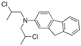 结构式 CAS# 6723-17-7, N,N-二(2-氯丙基)-芴-2-胺