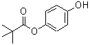 结构式 CAS# 67258-88-2, 2,2-二甲基-丙酸 4-羟基苯基酯