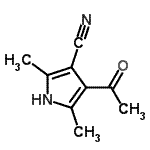 CAS#: 67271-65-2， 4-Acetyl-2,5-dimethyl-1H-pyrrole-3-carbonitrile