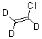 结构式 CAS# 6745-35-3, 氯-乙烯-D3