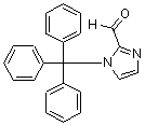 结构式 CAS# 67478-50-6, 1-(三苯基甲基)-1H-咪唑-2-甲醛