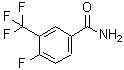 结构式 CAS# 67515-57-5, 4-氟-3-(三氟甲基)-苯甲酰胺
