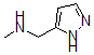 structure of CAS# 676491-02-4, Methyl-(2H-Pyrazol-3-Ylmethyl)-Amine;N-Methyl-1-(1H-Pyrazol-5-Yl)Methanamine(SALTDATA: 1.15C2H2O4);N-Methyl-1-(1H-Pyrazol-5-Yl)Methanamine;N-Methyl-1-(1H-Pyrazol-3-Yl)Methanamine