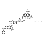 CAS#: 6771-80-8， Trisodium 4-Amino-6-({4'-[(6-Anilino-1-Hydroxy-3-Sulfonato-2-Naphthyl)Diazenyl]-3,3'-Dimethoxy-4-Biphenylyl}Diazenyl)-5-Hydroxy-1,3-Naphthalenedisulfonate
