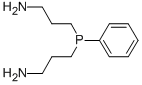 structure of CAS# 6775-01-5, Bis(3-Aminopropyl)Phenylphosphine;3-(3-Azaniumylpropyl-Phenyl-Phosphanyl)Propylammonium;3-(3-Ammoniopropyl-Phenylphosphanyl)Propylammonium;3-(3-Ammoniopropyl-Phenyl-Phosphanyl)Propylammonium