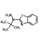 CAS 登录号：677751-61-0， 2-[1-(2-甲基-2-丙基)肼基]-1,3-苯并噻唑
