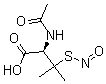结构式 CAS# 67776-06-1, N-乙酰基-3-(亚硝基硫代)-缬氨酸