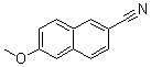 结构式 CAS# 67886-70-8, 6-甲氧基-2-萘甲腈