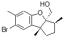 CAS#: 6790-64-3， (3S)-7-Bromo-1,2,3,8b-Tetrahydro-3,6,8bbeta-Trimethyl-3aH-Cyclopenta[b]Benzofuran-3abeta-Methanol