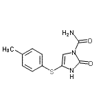 CAS#: 6794-41-8， 4-[(4-Methylphenyl)Sulfanyl]-2-Oxo-2,3-Dihydro-1H-Imidazole-1-Carboxamide