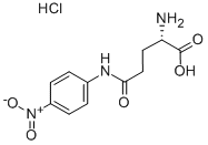 结构式 CAS# 67953-08-6, L-谷氨酸 gamma-(对硝基苯胺)盐酸盐