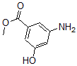 结构式 CAS# 67973-80-2, 3-氨基-5-羟基-苯甲酸甲酯