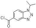 结构式 CAS# 679806-67-8, 1-异丙基-1H-苯并三唑-5-甲酰氯