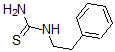 结构式 CAS# 6815-00-5, N-(2-苯基乙基)-硫脲