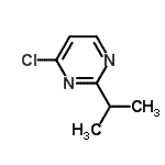 结构式 CAS# 68210-26-4, 4-氯-2-异丙基嘧啶