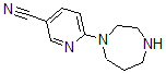 结构式 CAS# 683274-59-1, 6-(六氢-1H-1,4-二氮杂卓-1-基)-3-吡啶甲腈